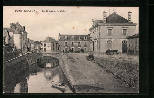 Cpa pont chateau brivet et - pont-chateau,,