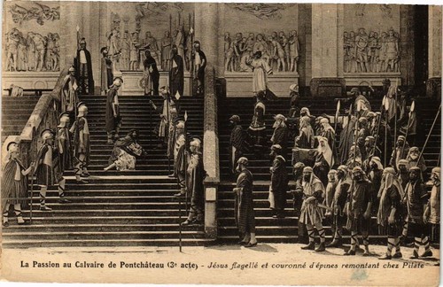 Cpa passion calvaire de - la,